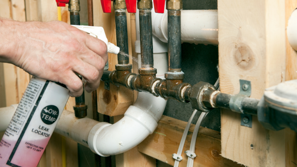 fixing a gas leak on inlet valve